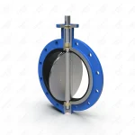 U型中线对夹蝶阀